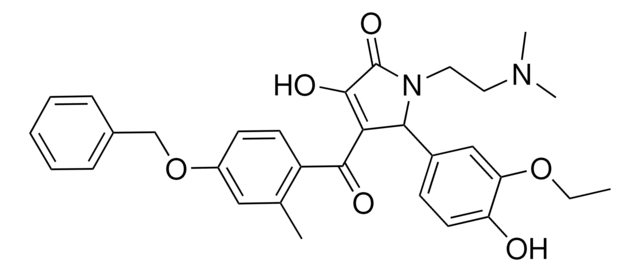 4-[4-(BENZYLOXY)-2-METHYLBENZOYL]-1-[2-(DIMETHYLAMINO)ETHYL]-5-(3-ETHOXY-4-HYDROXYPHENYL)-3-HYDROXY-1,5-DIHYDRO-2H-PYRROL-2-ONE AldrichCPR