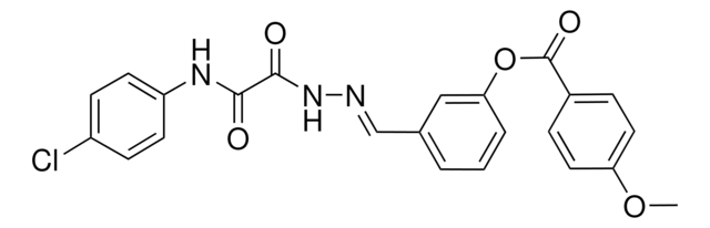 3-(2-((4-CHLOROANILINO)(OXO)ACETYL)CARBOHYDRAZONOYL)PHENYL 4 ...