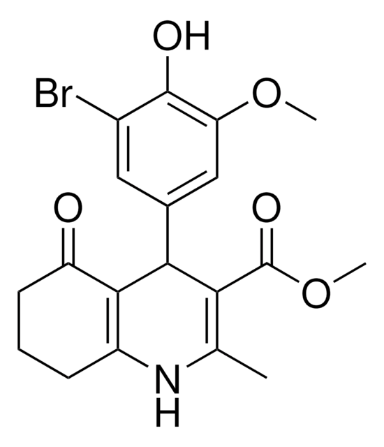 METHYL 4-(3-BROMO-4-HYDROXY-5-METHOXYPHENYL)-2-METHYL-5-OXO-1,4,5,6,7,8-HEXAHYDRO-3-QUINOLINECARBOXYLATE AldrichCPR