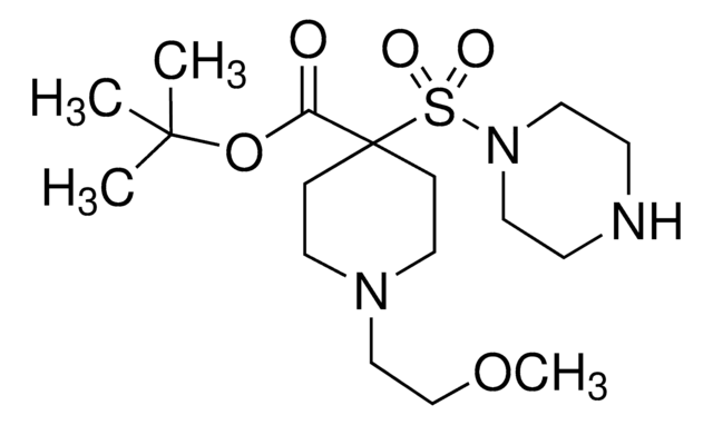 tert-Butyl 1-(2-methoxyethyl)-4-(piperazin-1-ylsulfonyl)piperidine-4-carboxylate AldrichCPR