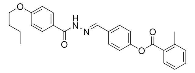 4-(2-(4-BUTOXYBENZOYL)CARBOHYDRAZONOYL)PHENYL 2-METHYLBENZOATE AldrichCPR