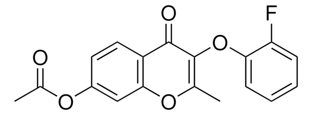 3-(2-FLUOROPHENOXY)-2-METHYL-4-OXO-4H-CHROMEN-7-YL ACETATE AldrichCPR