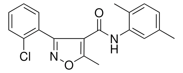 3-(2-CHLOROPHENYL)-N-(2,5-DIMETHYLPHENYL)-5-METHYL-4-ISOXAZOLECARBOXAMIDE AldrichCPR