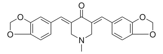 3,5-BIS(1,3-BENZODIOXOL-5-YLMETHYLENE)-1-METHYL-4-PIPERIDINONE AldrichCPR