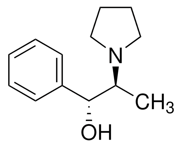 (1R,2S)-1-Phenyl-2-(1-pyrrolidinyl)-1-propanol 98%