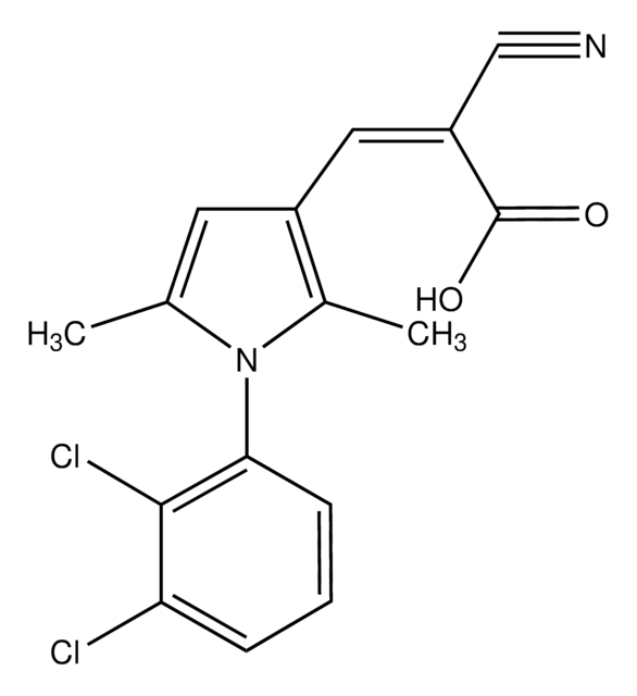 (2Z)-2-Cyano-3-[1-(2,3-dichlorophenyl)-2,5-dimethyl-1H-pyrrol-3-yl]acrylic acid