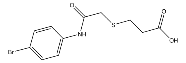 3-({2-[(4-Bromophenyl)amino]-2-oxoethyl}thio)propanoic acid