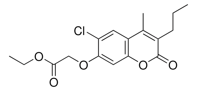 ETHYL ((6-CHLORO-4-METHYL-2-OXO-3-PROPYL-2H-CHROMEN-7-YL)OXY)ACETATE AldrichCPR