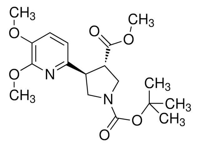 (rac-trans)-1-tert-Butyl 3-methyl 4-(5,6-dimethoxypyridin-2-yl)pyrrolidine-1,3-dicarboxylate AldrichCPR