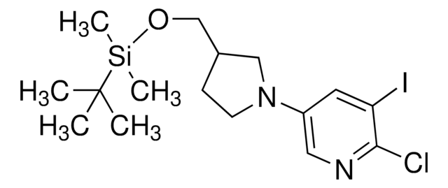 5-(3-((tert-Butyldimethylsilyloxy)methyl)pyrrolidin-1-yl)-2-chloro-3-iodopyridine AldrichCPR