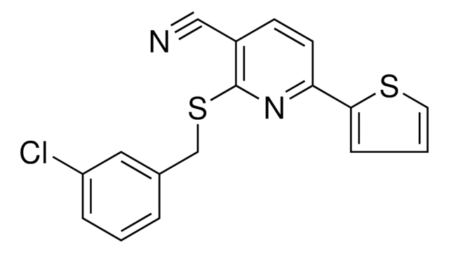 2-((3-CHLOROBENZYL)THIO)-6-(2-THIENYL)NICOTINONITRILE AldrichCPR