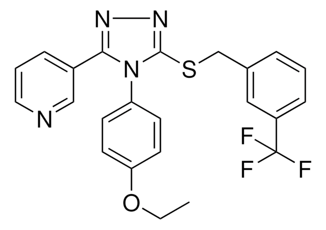 ETHYL 4-(3-(3-PYRIDINYL)-5-{[3-(TRIFLUOROMETHYL)BENZYL]SULFANYL}-4H-1,2,4-TRIAZOL-4-YL)PHENYL ETHER AldrichCPR