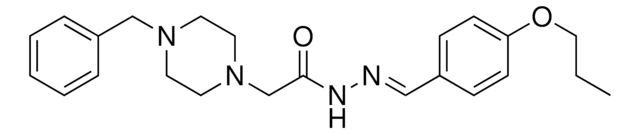 2-(4-BENZYL-1-PIPERAZINYL)-N'-(4-PROPOXYBENZYLIDENE)ACETOHYDRAZIDE AldrichCPR