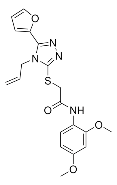 2-{[4-ALLYL-5-(2-FURYL)-4H-1,2,4-TRIAZOL-3-YL]SULFANYL}-N-(2,4-DIMETHOXYPHENYL)ACETAMIDE AldrichCPR