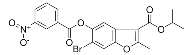 ISOPROPYL 6-BROMO-2-METHYL-5-((3-NITROBENZOYL)OXY)-1-BENZOFURAN-3-CARBOXYLATE AldrichCPR