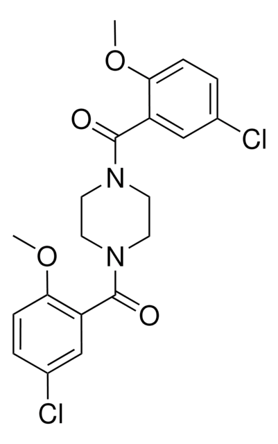 1,4-BIS(5-CHLORO-2-METHOXYBENZOYL)PIPERAZINE AldrichCPR