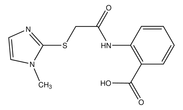 2-({[(1-Methyl-1H-imidazol-2-yl)thio]acetyl}amino)benzoic acid