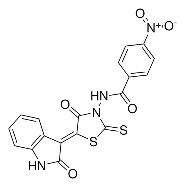 4-NITRO-N-[(5Z)-4-OXO-5-(2-OXO-1,2-DIHYDRO-3H-INDOL-3-YLIDENE)-2-THIOXO-1,3-THIAZOLIDIN-3-YL]BENZAMIDE AldrichCPR