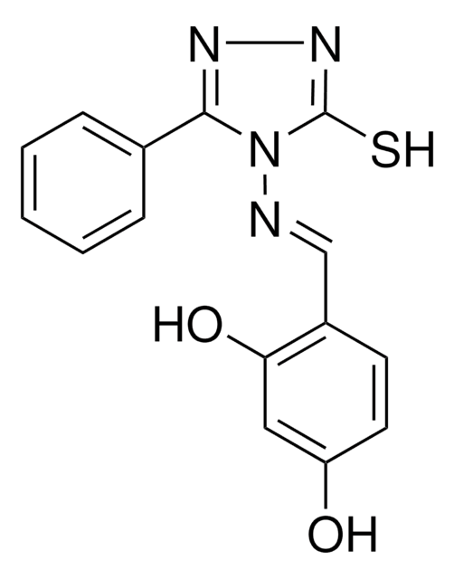 4-(((3-MERCAPTO-5-PHENYL-4H-1,2,4-TRIAZOL-4-YL)IMINO)METHYL)-1,3-BENZENEDIOL AldrichCPR