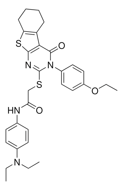 N-[4-(DIETHYLAMINO)PHENYL]-2-{[3-(4-ETHOXYPHENYL)-4-OXO-3,4,5,6,7,8-HEXAHYDRO[1]BENZOTHIENO[2,3-D]PYRIMIDIN-2-YL]SULFANYL}ACETAMIDE AldrichCPR