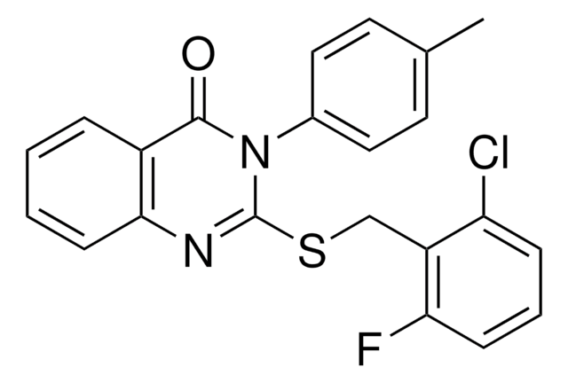 2-((2-CHLORO-6-FLUOROBENZYL)THIO)-3-(4-METHYLPHENYL)-4(3H)-QUINAZOLINONE AldrichCPR