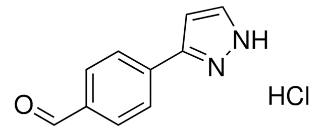 4-(1H-Pyrazol-3-yl)benzaldehyde hydrochloride AldrichCPR