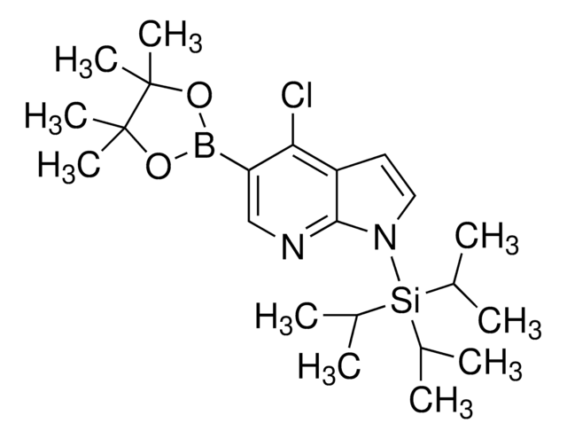 4-Chloro-5-(4,4,5,5-tetramethyl-1,3,2-dioxaborolan-2-yl)-1-(triisopropylsilyl)-1H-pyrrolo[2,3-b]pyridine AldrichCPR