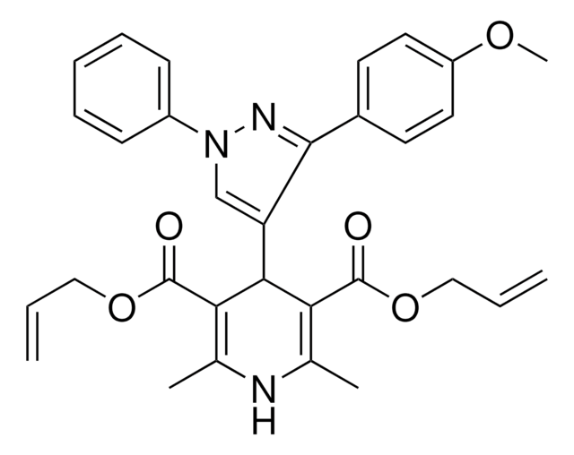 DIALLYL 4-[3-(4-METHOXYPHENYL)-1-PHENYL-1H-PYRAZOL-4-YL]-2,6-DIMETHYL-1,4-DIHYDRO-3,5-PYRIDINEDICARBOXYLATE AldrichCPR