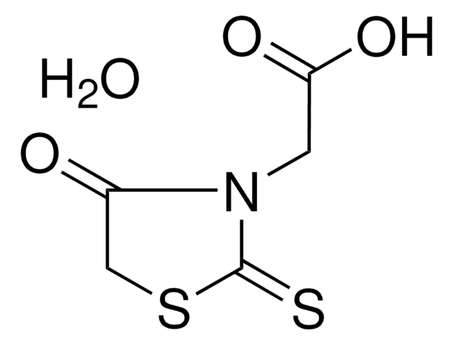 (4-OXO-2-THIOXO-1,3-THIAZOLIDIN-3-YL)ACETIC ACID HYDRATE AldrichCPR