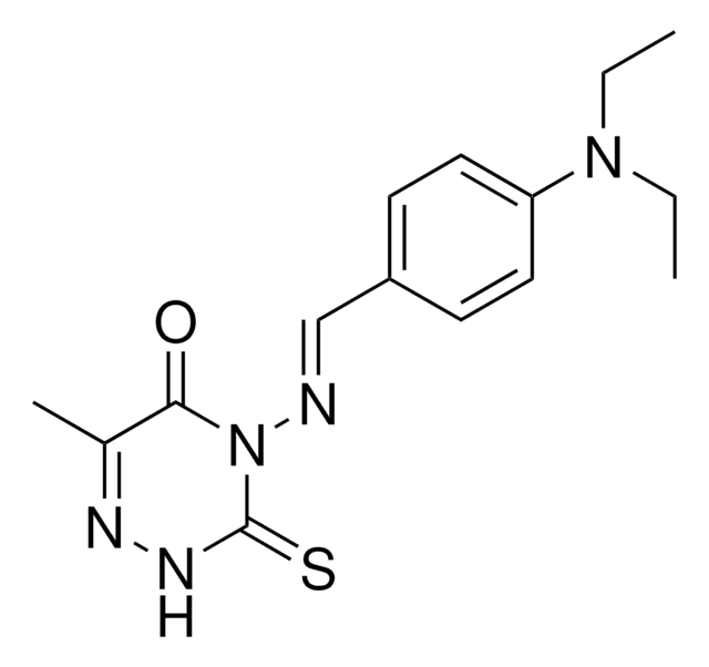 4-({(E)-[4-(DIETHYLAMINO)PHENYL]METHYLIDENE}AMINO)-6-METHYL-3-THIOXO-3,4-DIHYDRO-1,2,4-TRIAZIN-5(2H)-ONE AldrichCPR