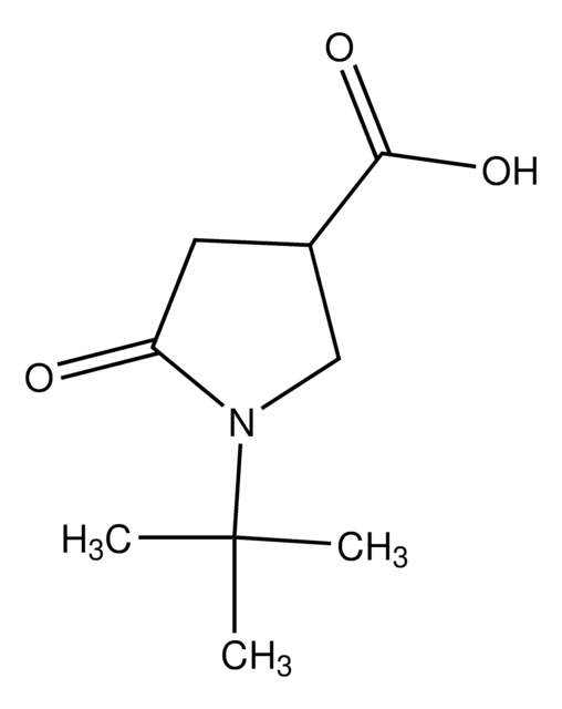 1-tert-Butyl-5-oxopyrrolidine-3-carboxylic acid AldrichCPR