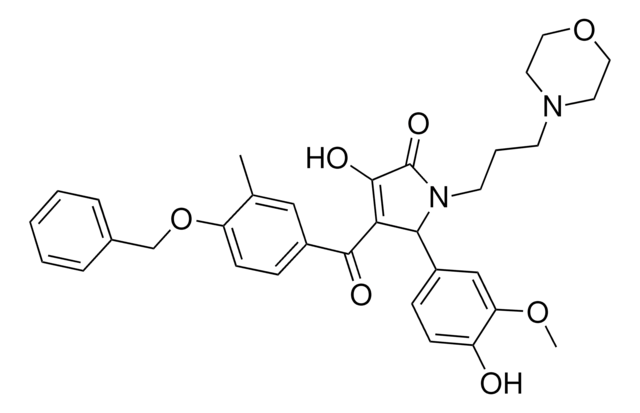 4-[4-(BENZYLOXY)-3-METHYLBENZOYL]-3-HYDROXY-5-(4-HYDROXY-3-METHOXYPHENYL)-1-[3-(4-MORPHOLINYL)PROPYL]-1,5-DIHYDRO-2H-PYRROL-2-ONE AldrichCPR