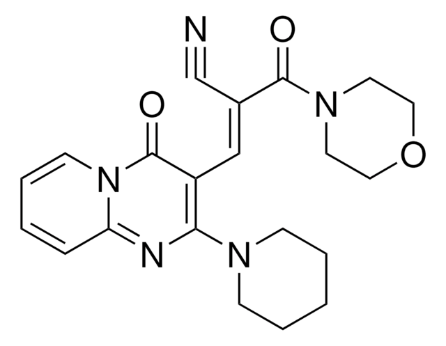 (2E)-2-(4-MORPHOLINYLCARBONYL)-3-[4-OXO-2-(1-PIPERIDINYL)-4H-PYRIDO[1,2-A]PYRIMIDIN-3-YL]-2-PROPENENITRILE AldrichCPR