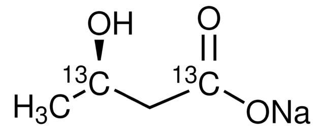 Sodium D-3-hydroxybutyrate-1,3-13C2 99 atom % 13C