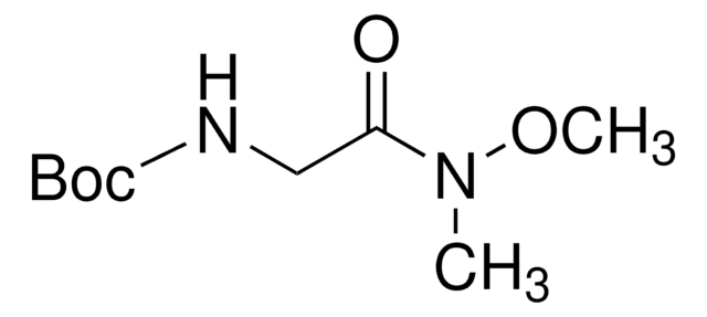 N-(tert-Butoxycarbonyl)glycin-N&#8242;-methoxy-N&#8242;-methylamid 98%