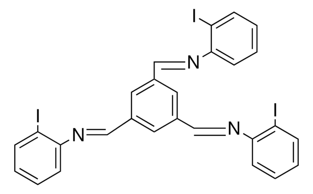 N-[(E)-(3,5-BIS{(E)-[(2-IODOPHENYL)IMINO]METHYL}PHENYL)METHYLIDENE]-2-IODOANILINE AldrichCPR