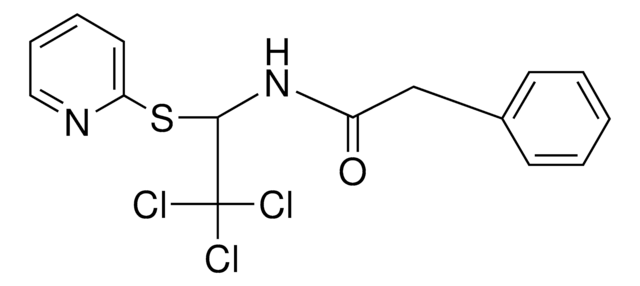 2-PHENYL-N-(2,2,2-TRICHLORO-1-(PYRIDIN-2-YLSULFANYL)-ETHYL)-ACETAMIDE AldrichCPR