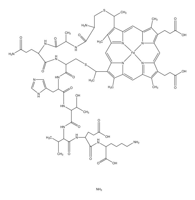 Microperoxidase (MP-9) ammonium salt from equine heart cytochrome&nbsp;c ~90% (HPLC)