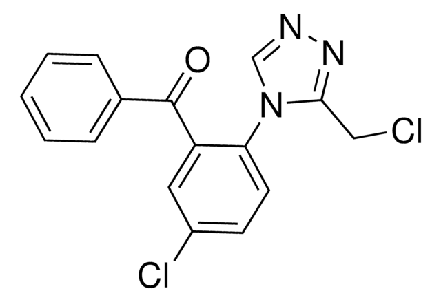 {5-Chloro-2-[3-(chloromethyl)-4H-1,2,4-triazol-4-yl]phenyl}(phenyl)methanone AldrichCPR