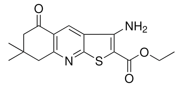 ETHYL 3-AMINO-7,7-DIMETHYL-5-OXO-5,6,7,8-TETRAHYDROTHIENO[2,3-B]QUINOLINE-2-CARBOXYLATE AldrichCPR