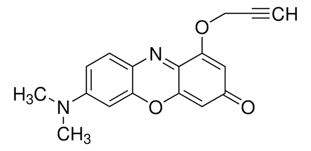 7-(Dimethylamino)-1-(2-propynyloxy)-phenoxazin-3-one suitable for fluorescence