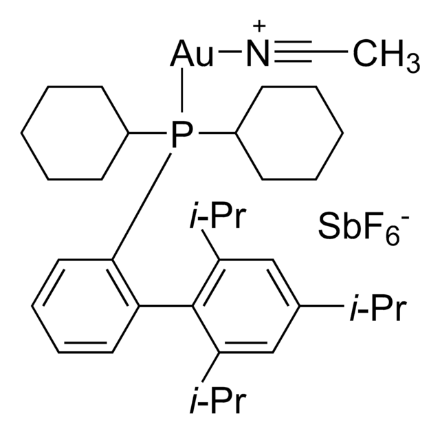 (Acetonitrile)[2-dicyclohexylphosphino-2&#8242;,4&#8242;,6&#8242;-triisopropylbiphenyl]gold(I) hexafluoroantimonate