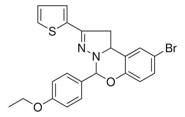 4-[9-BROMO-2-(2-THIENYL)-1,10B-DIHYDROPYRAZOLO[1,5-C][1,3]BENZOXAZIN-5-YL]PHENYL ETHYL ETHER AldrichCPR