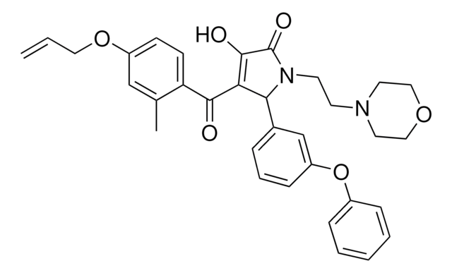 4-[4-(ALLYLOXY)-2-METHYLBENZOYL]-3-HYDROXY-1-[2-(4-MORPHOLINYL)ETHYL]-5-(3-PHENOXYPHENYL)-1,5-DIHYDRO-2H-PYRROL-2-ONE AldrichCPR