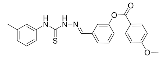 3-(2-(3-TOLUIDINOCARBOTHIOYL)CARBOHYDRAZONOYL)PHENYL 4-METHOXYBENZOATE AldrichCPR