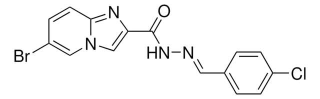 6-BROMO-N'-[(4-CHLOROPHENYL)METHYLIDENE]IMIDAZO[1,2-A]PYRIDINE-2-CARBOHYDRAZIDE AldrichCPR