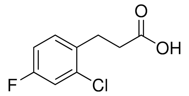 2-Chloro-4-fluoro-benzenepropionic acid AldrichCPR