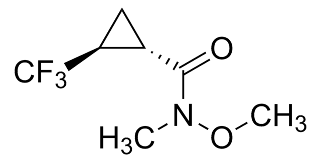 trans-N-methoxy-N-methyl-2-(trifluoromethyl)cyclopropanecarboxamide AldrichCPR