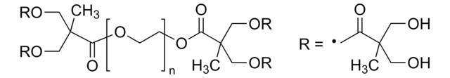 Poly(ethylene glycol), 8 hydroxyl dendron, generation 2 average Mn 21,000