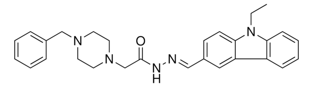 2-(4-BENZYL-1-PIPERAZINYL)N'-((9-ETHYL-9H-CARBAZOL-3-YL)METHYLENE)ACETOHYDRAZIDE AldrichCPR